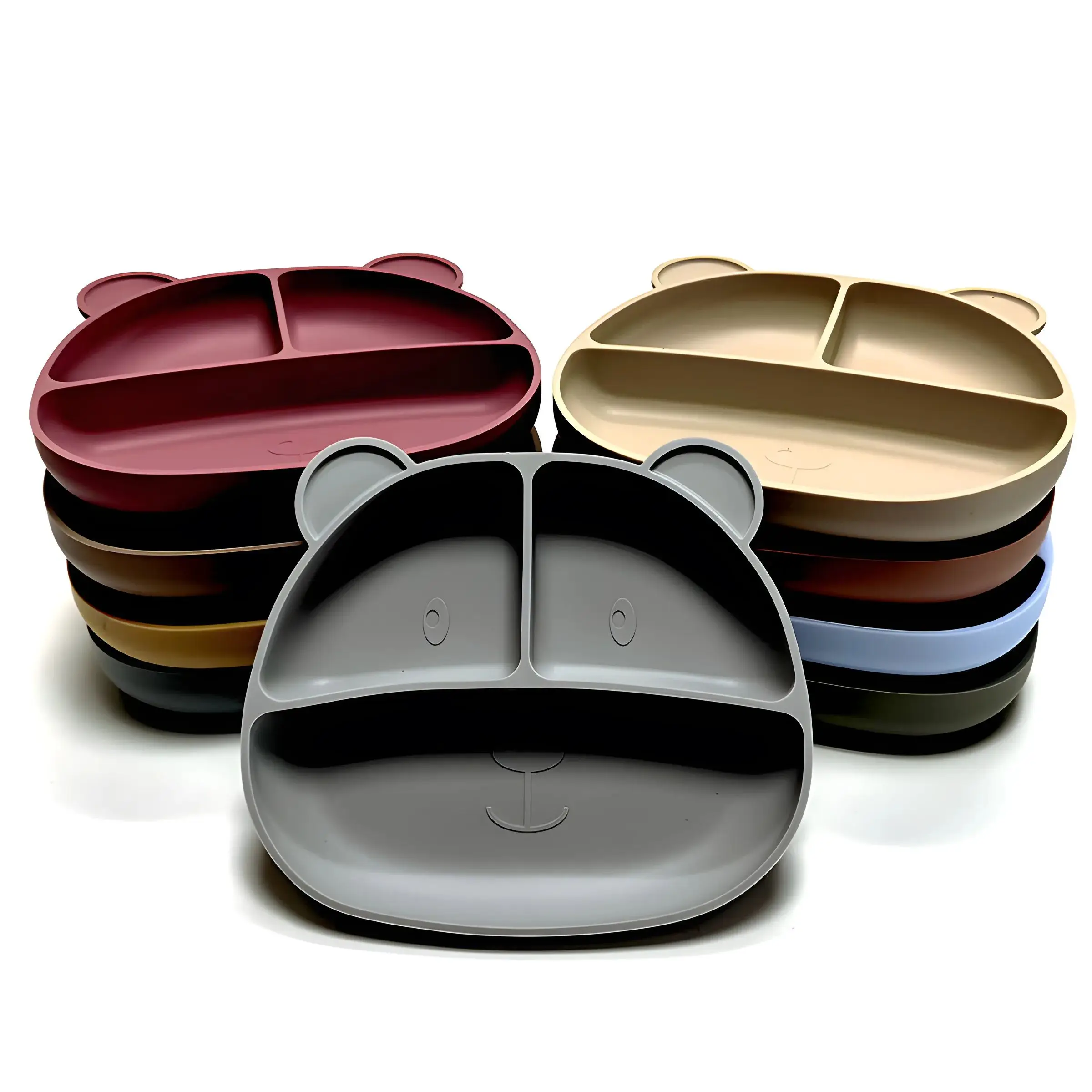 Baby Food Nutrition - Children's Silicone Dinner Tray Food Grade