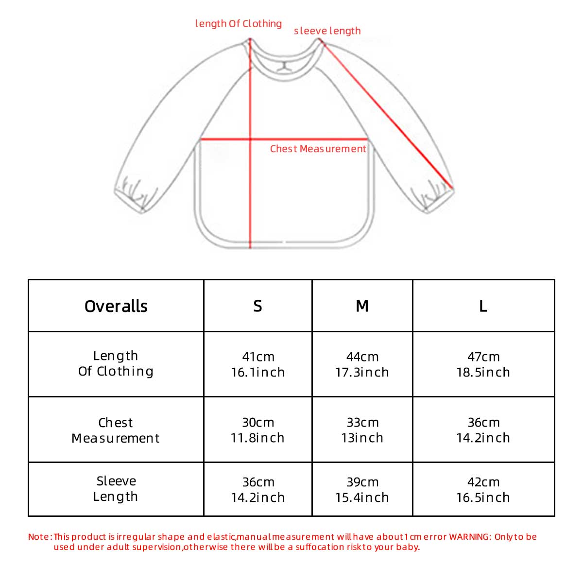 Kids Baby Long Sleeved PU Bibs - Bib Long Sleeve ulasan dan harga