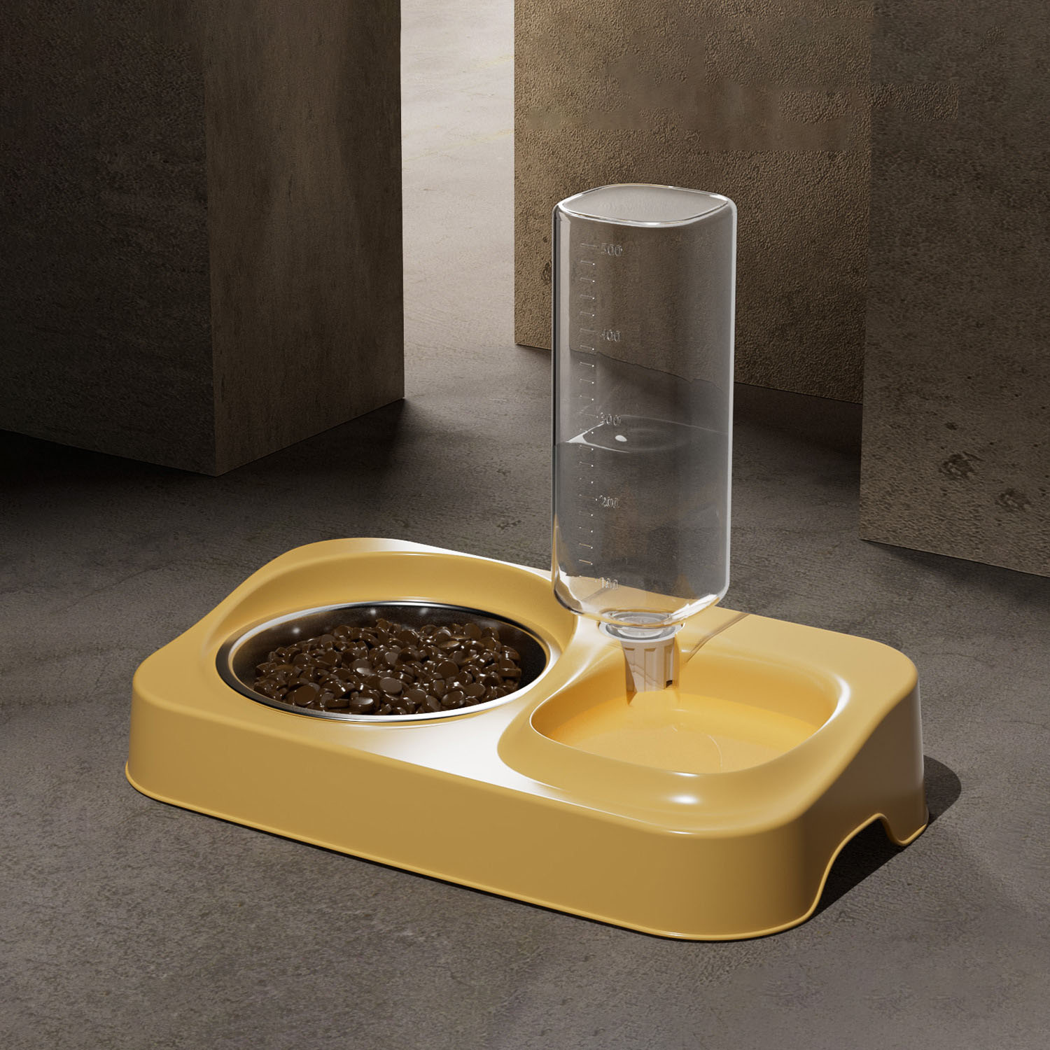 Integrated Pet Double Bowl Foo - Baby Food Cat ulasan dan harga