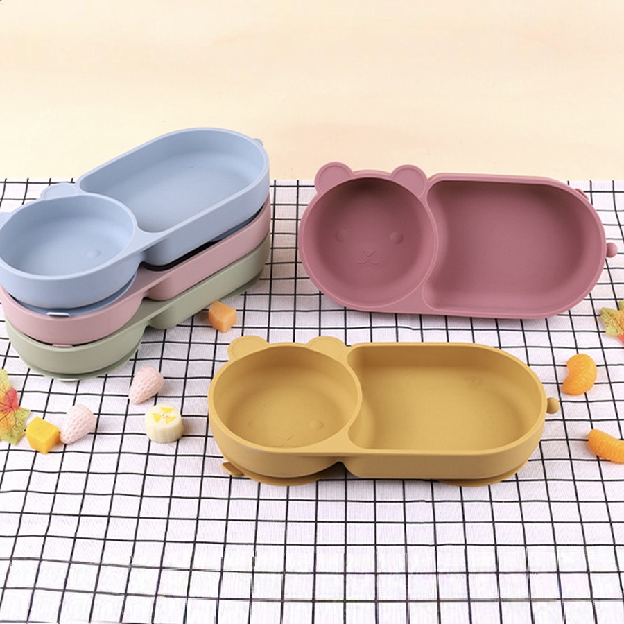 Baby Silicone Suction Cup Bowl - Baby Food Processor ulasan dan harga