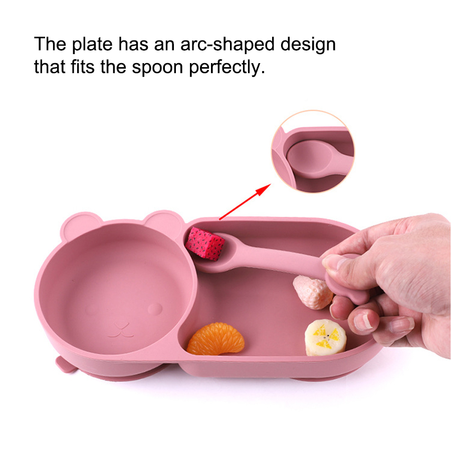 Baby Silicone Suction Cup Bowl - Baby Food Processor ulasan dan harga