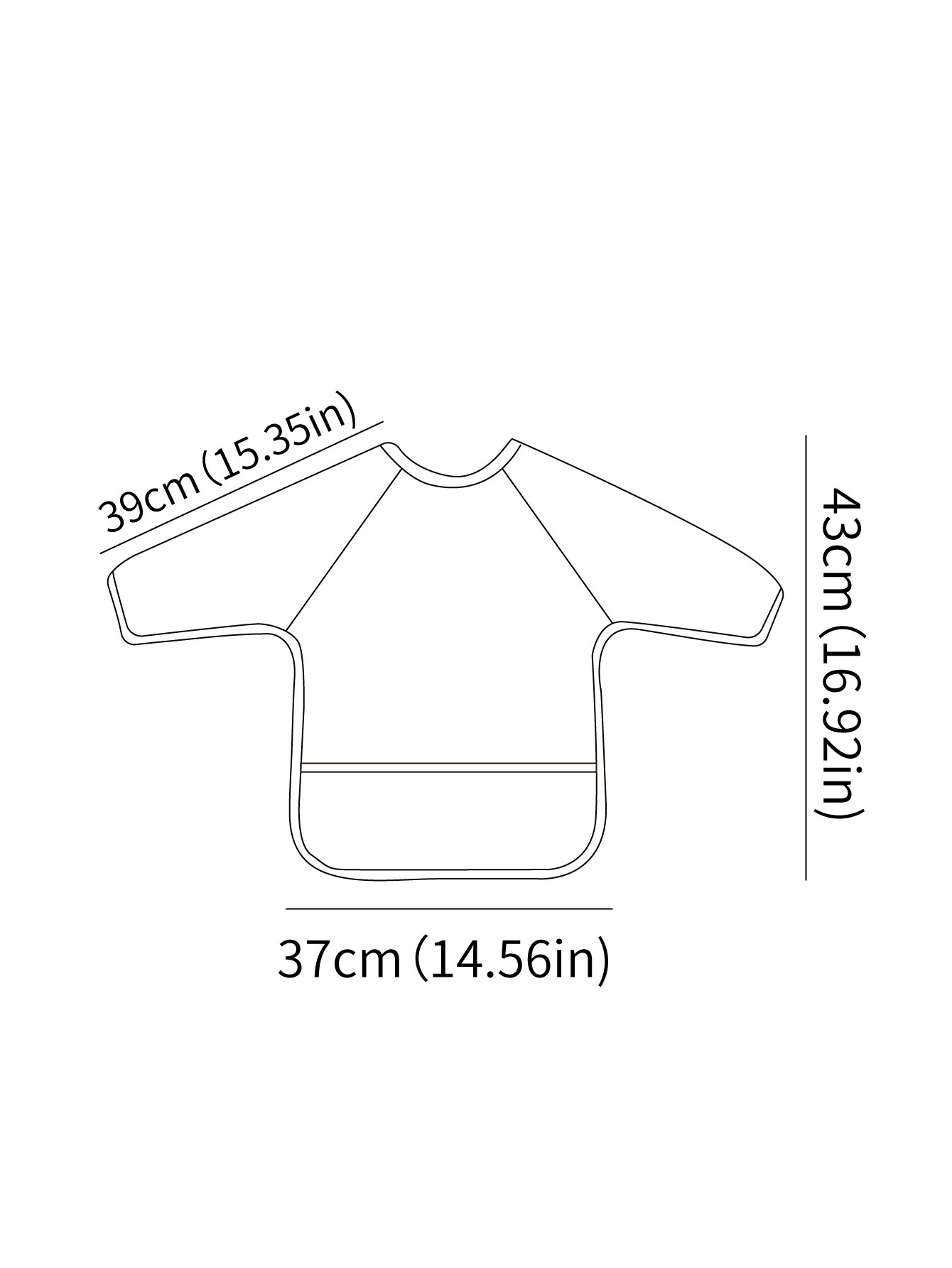 1 Pc Waterproof Baby Bibs Cute - Bib Long Sleeve ulasan dan harga