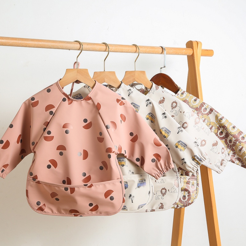 Long-sleeved PU reversible bib - Bib Long Sleeve ulasan dan harga