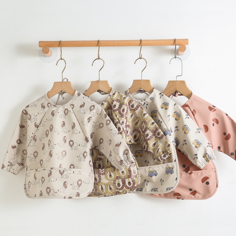 Long-sleeved PU reversible bib - Bib Long Sleeve ulasan dan harga