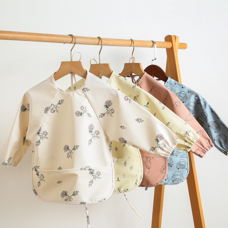 Long-sleeved PU reversible bib - Bib Long Sleeve ulasan dan harga