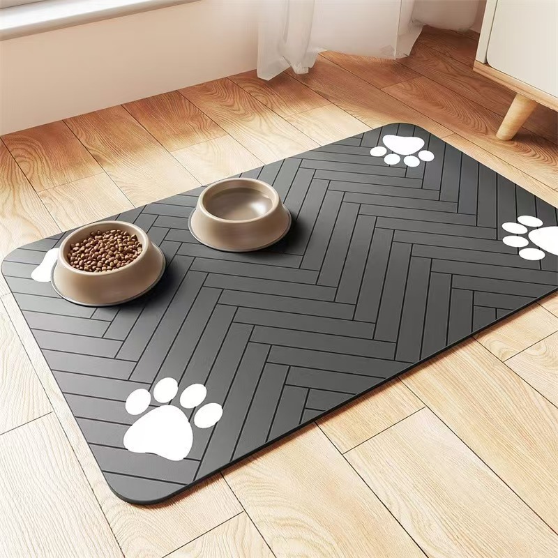 Waterproof Non Slip Pet Feedin - Baby Food Cat ulasan dan harga