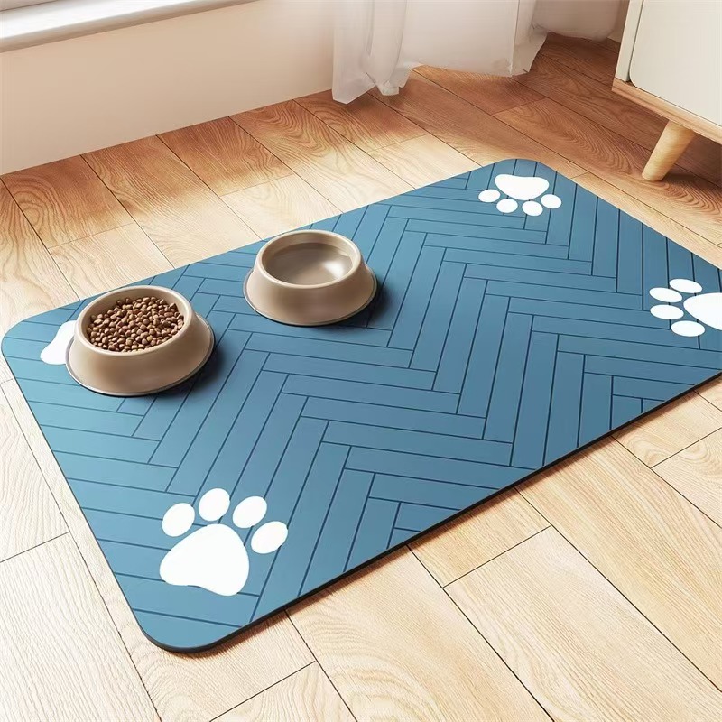 Waterproof Non Slip Pet Feedin - Baby Food Cat ulasan dan harga