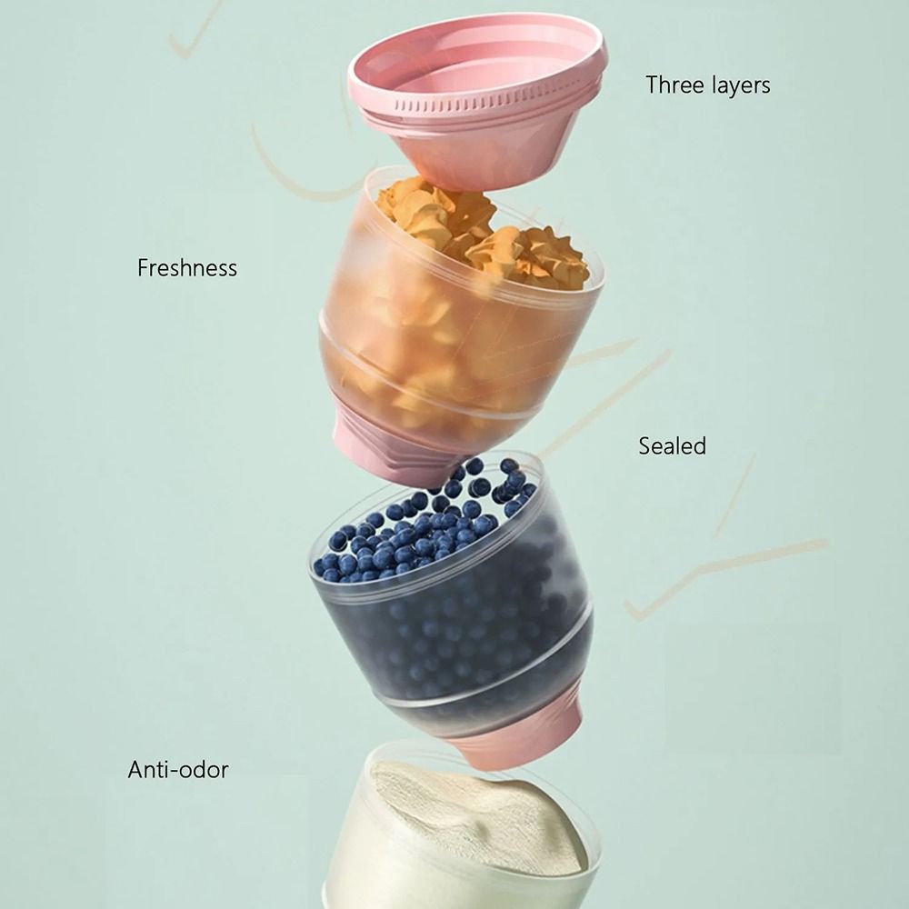 3 Layers Baby Milk Powder Box  - Formula Dispenser Portable ulasan dan harga
