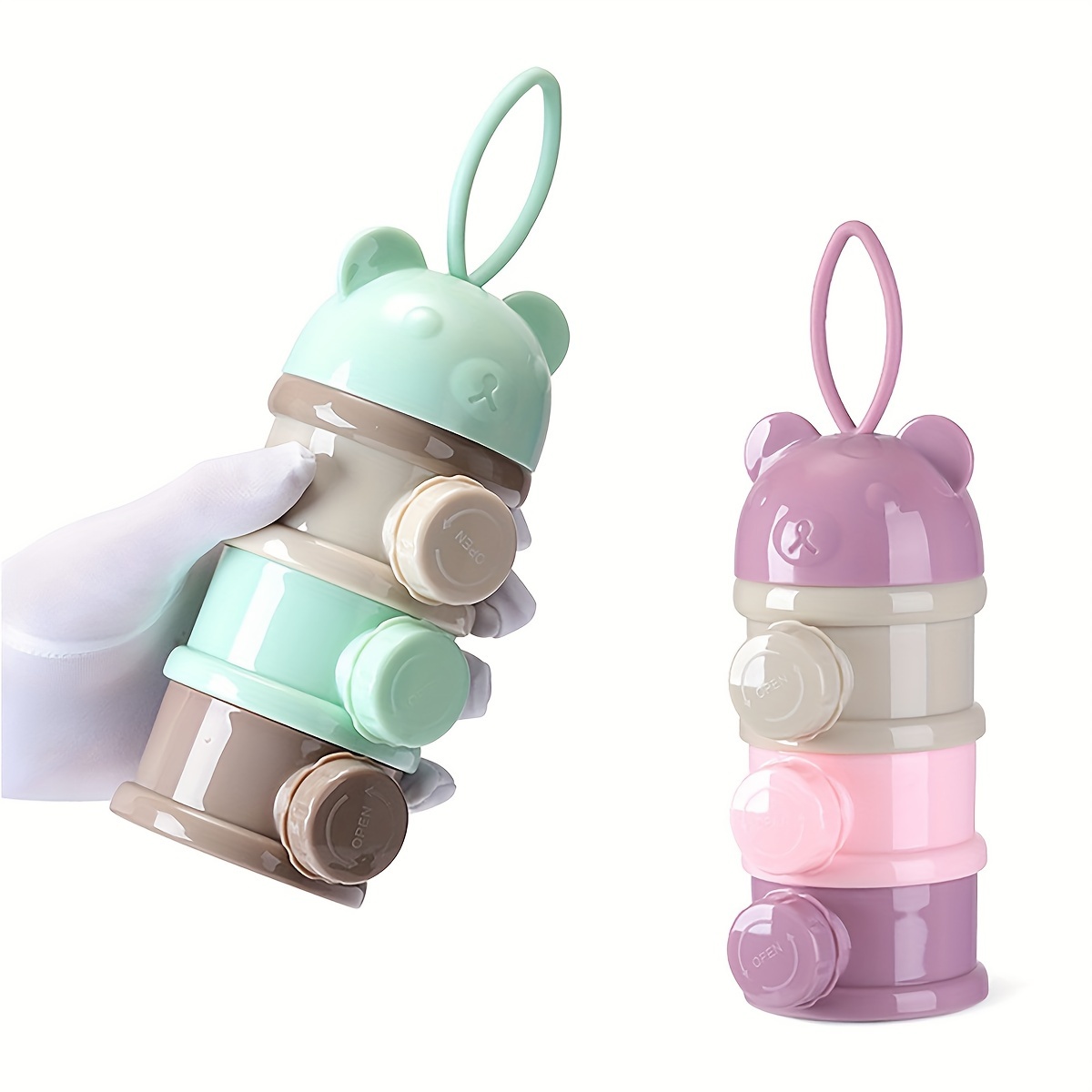 Large Capacity Baby Milk Powde - Formula Dispenser Portable ulasan dan harga