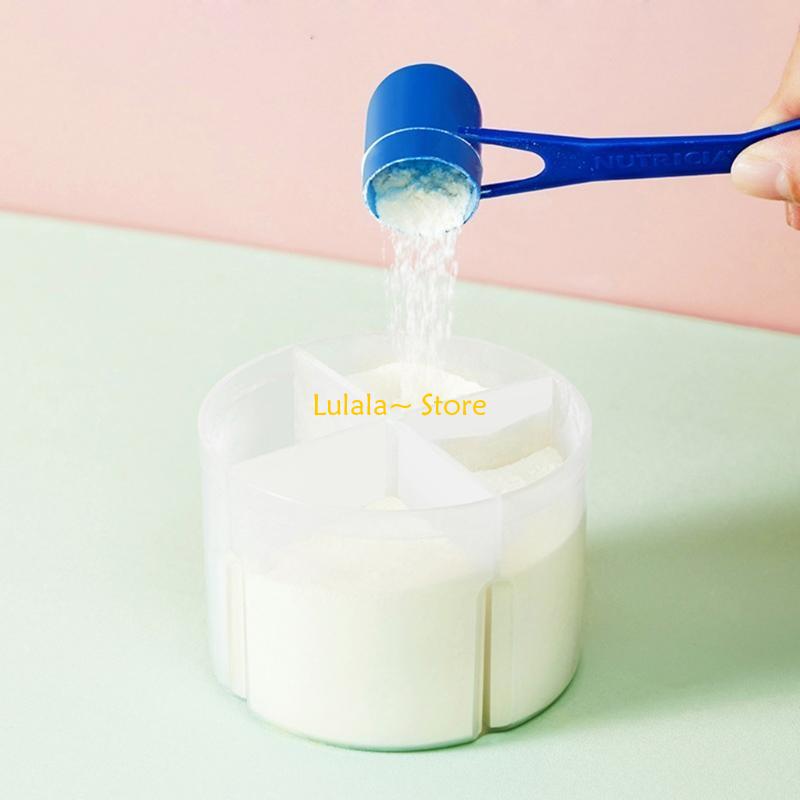 Y4QA 4 Compartments Formula Di - Formula Dispenser Portable ulasan dan harga