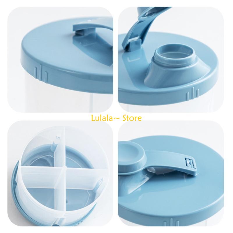 Y4QA 4 Compartments Formula Di - Formula Dispenser Portable ulasan dan harga