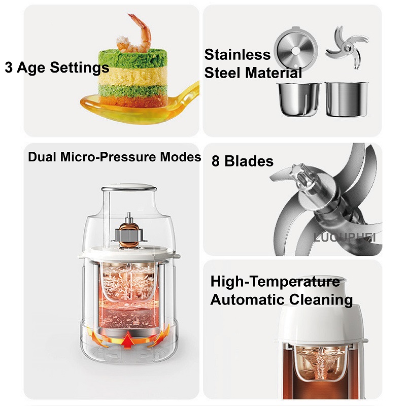 220V Baby Food Processor All-S - Baby Food Processor ulasan dan harga