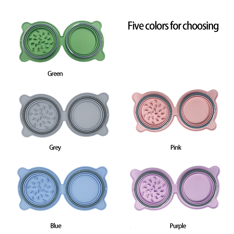 Foldable Silicone Pet Bowls No - Baby Food Cat ulasan dan harga