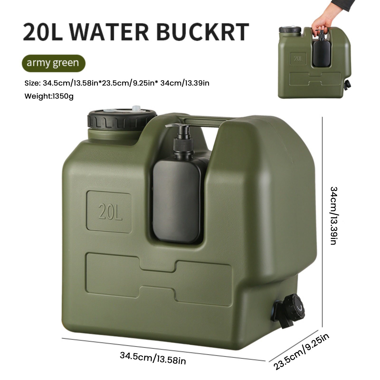 15/20L Portable Camping Water  - Formula Dispenser Portable ulasan dan harga