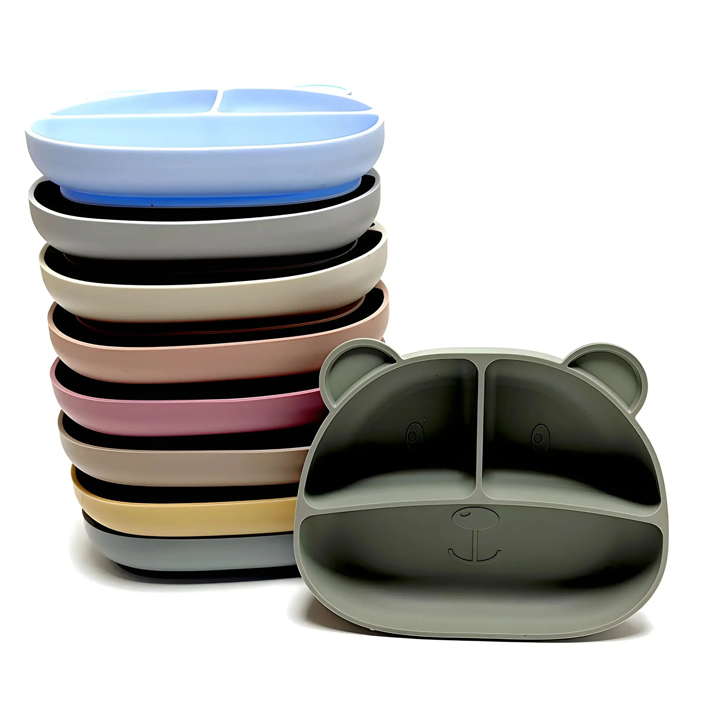 Children's Silicone Dinner Tra - Baby Food Nutrition ulasan dan harga
