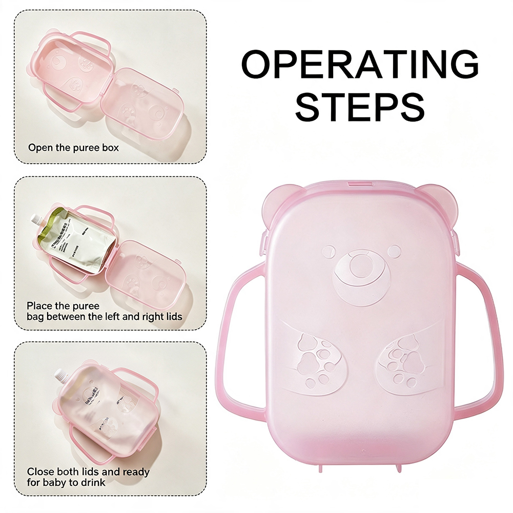 Squeeze Proof Pouch Holder Foo - Baby Food Nutrition ulasan dan harga