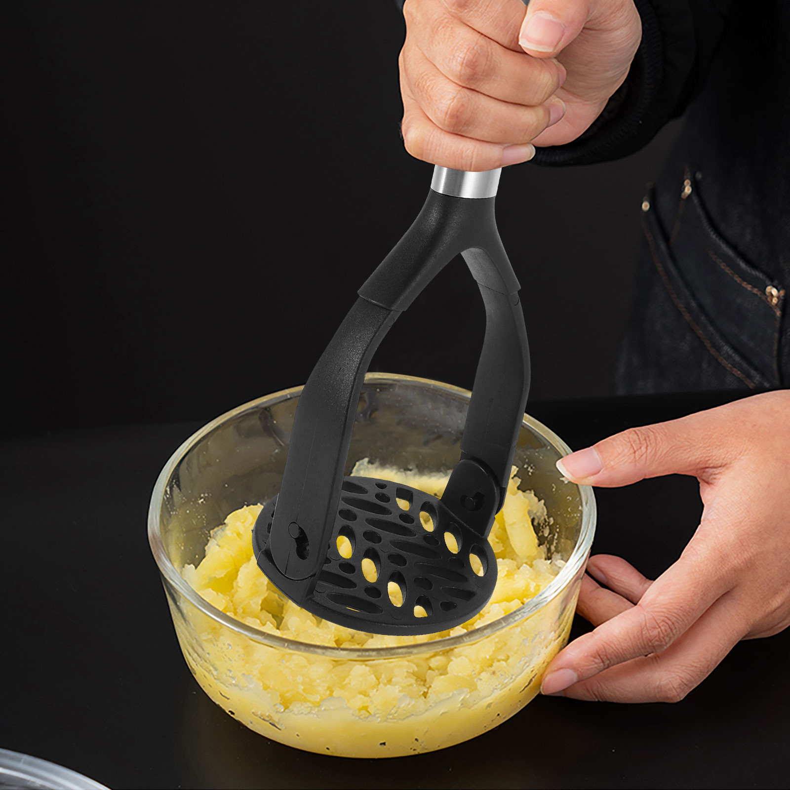 Foldable Nylon Potato Masher B - Baby Food Avocado ulasan dan harga