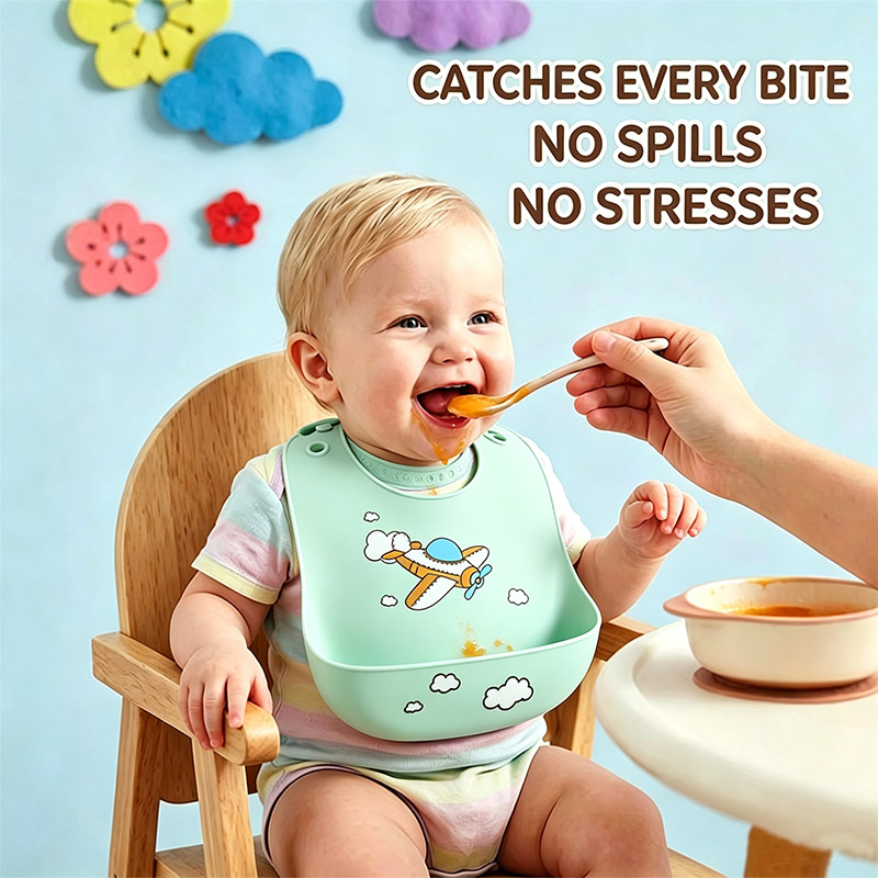 Silicone Baby Feeding Bib Wate - Feeding Baby Food ulasan dan harga
