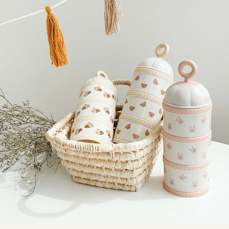 Cute Bear Milk Powder Box Baby - Feeding Baby Food ulasan dan harga