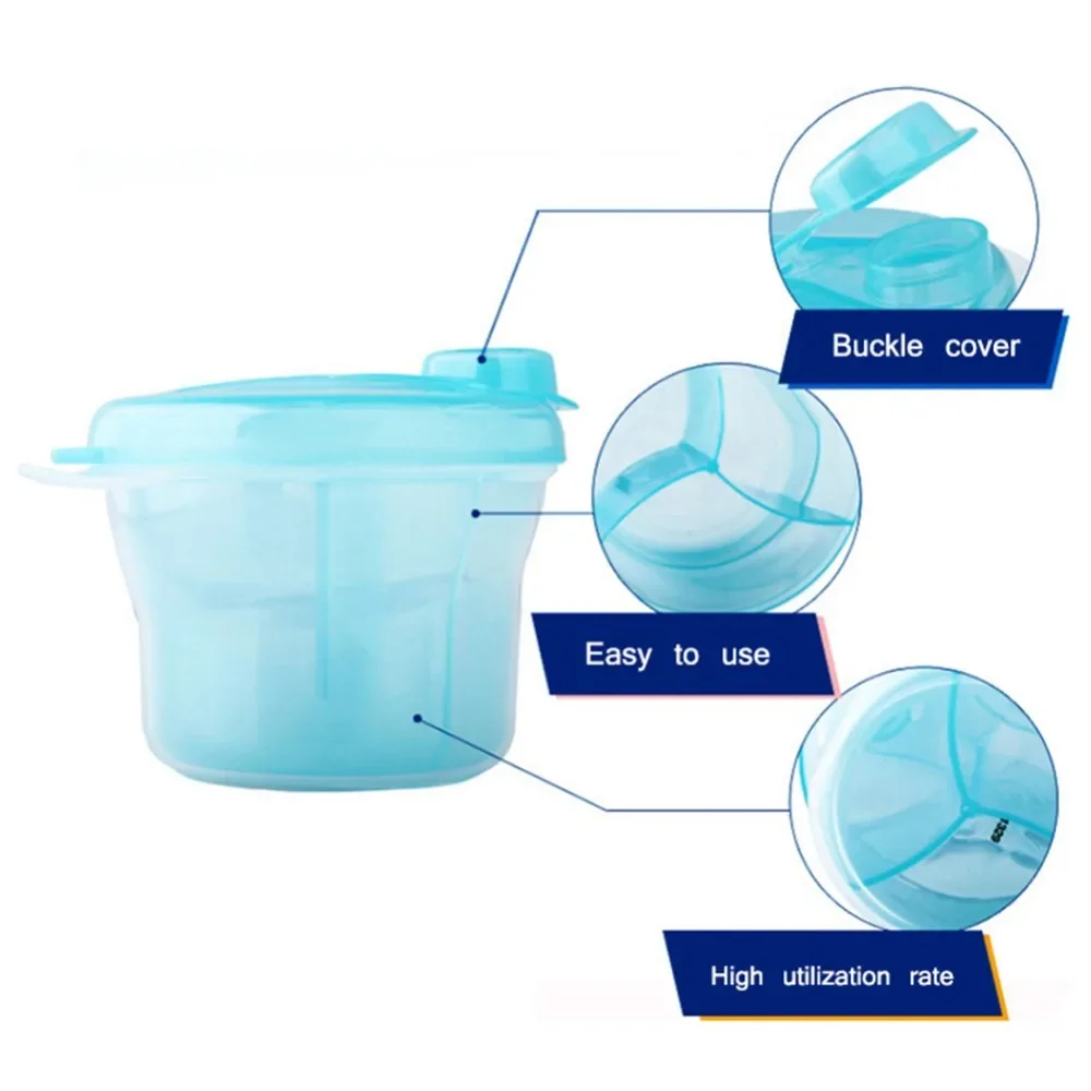 Baby Food Storage Boxs 3-grid  - Formula Dispenser Portable ulasan dan harga