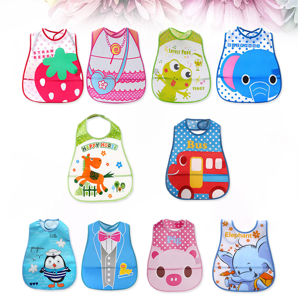 10 Pcs Baby Drool Bibs Food Fe - Feeding Baby Food ulasan dan harga
