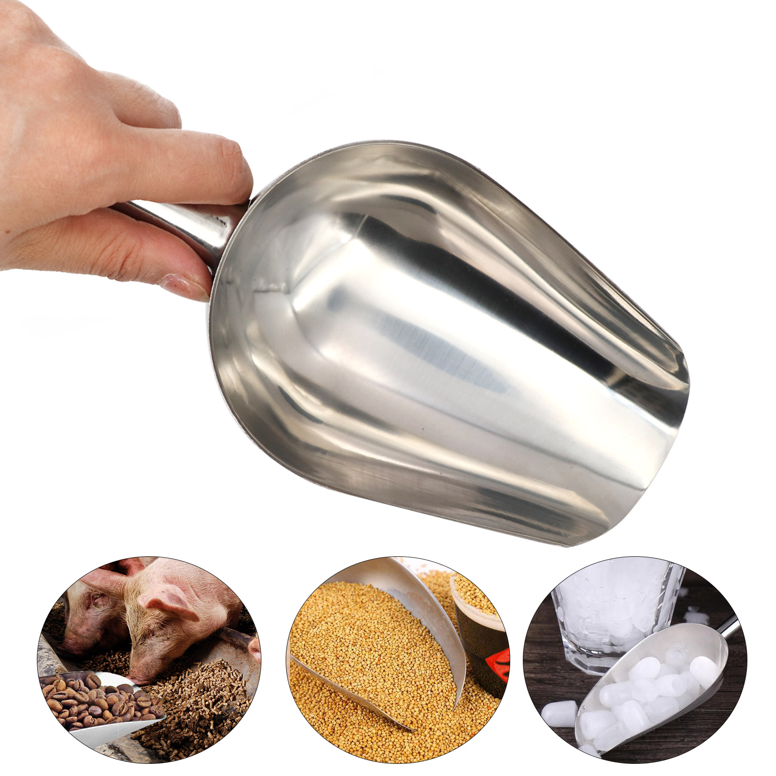 Pet Food Shovel Stainless Stee - Baby Food Cat ulasan dan harga