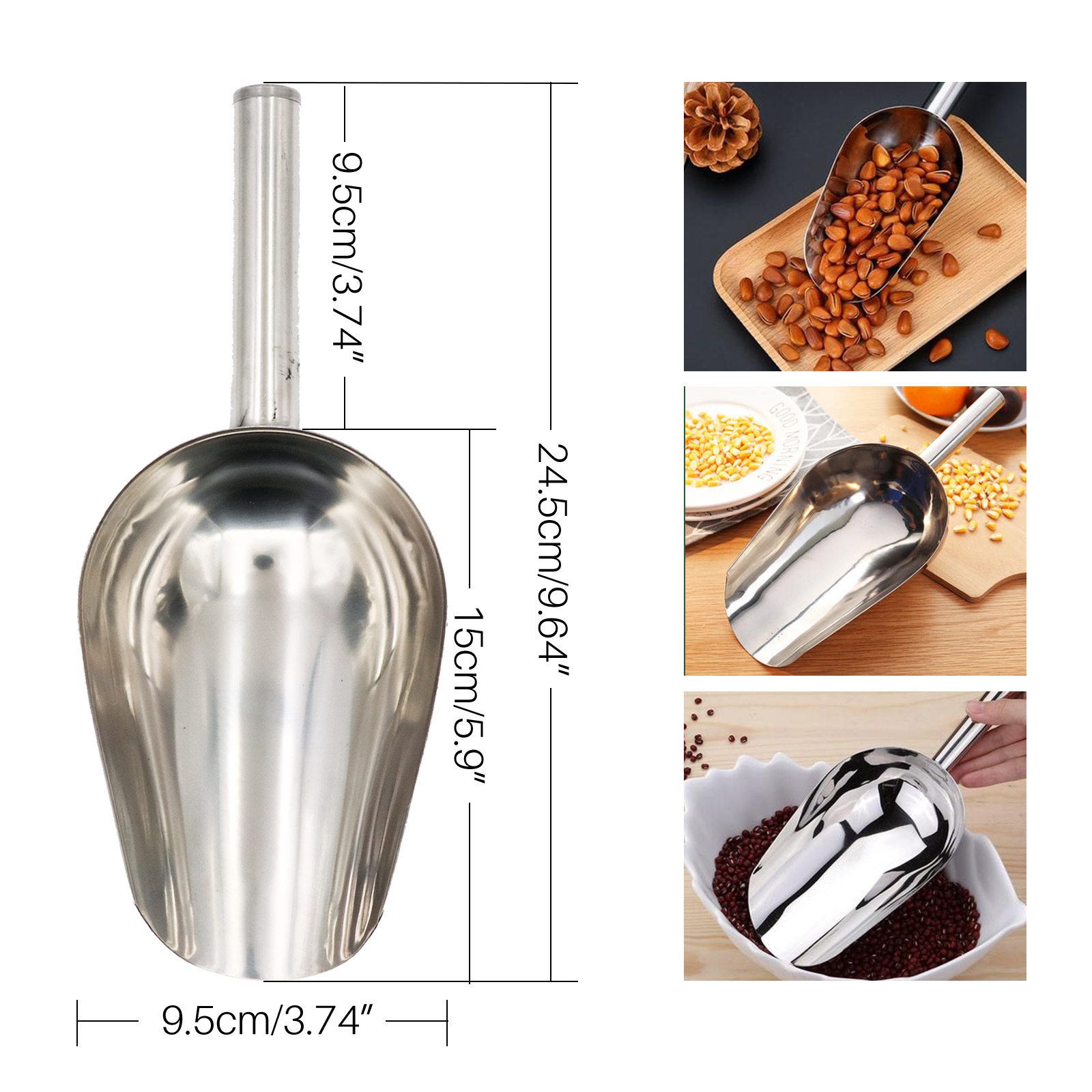 Pet Food Shovel Stainless Stee - Baby Food Cat ulasan dan harga