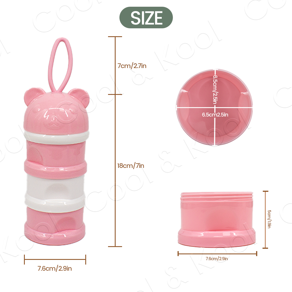 3-Layer Portable Formula Dispe - Formula Dispenser Portable ulasan dan harga