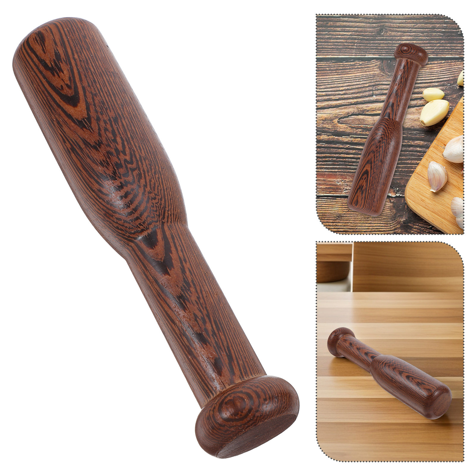 Natural Wood Hand Grinder Crus - Baby Food Processor ulasan dan harga