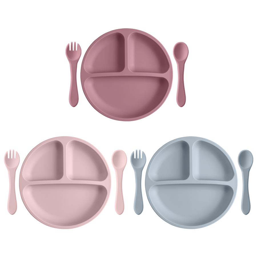 3PCS Children's Tableware Set  - Baby Food Bites ulasan dan harga