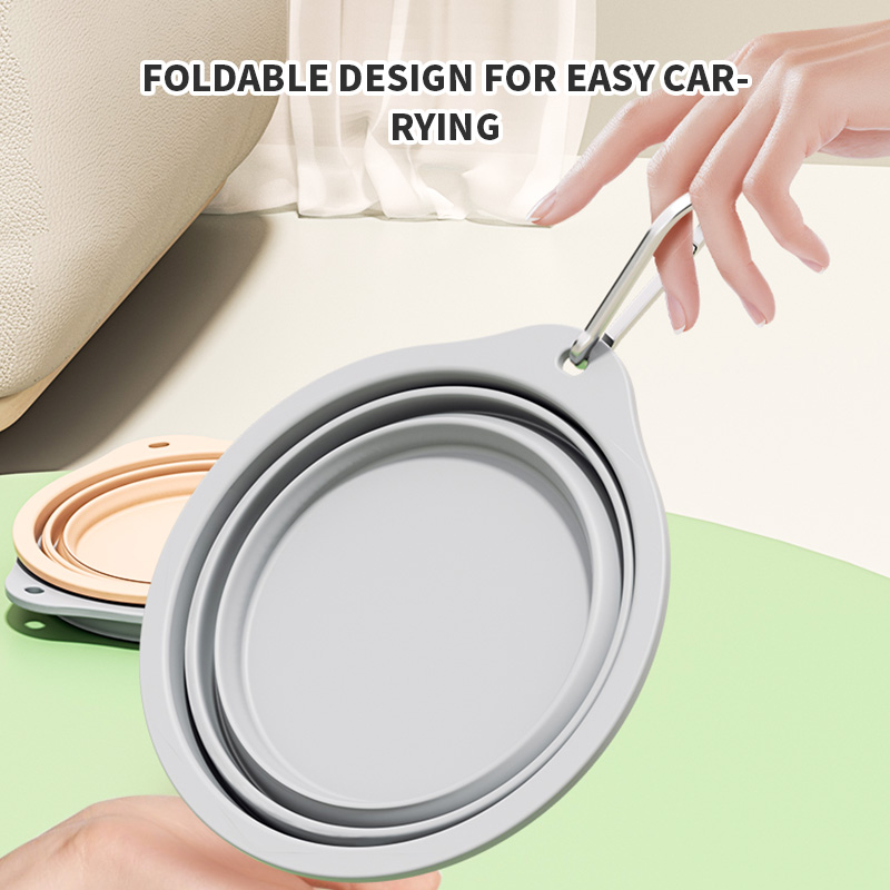 Collapsible Silicone Dog Bowl, - Baby Food Cat ulasan dan harga