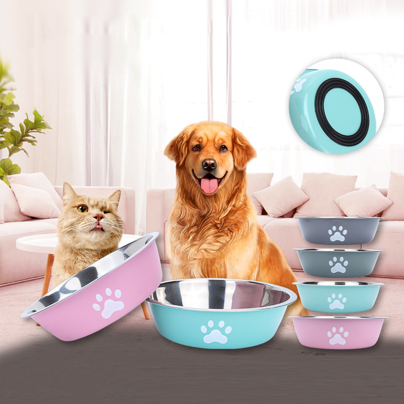 New stainless steel dog basin  - Baby Food Cat ulasan dan harga