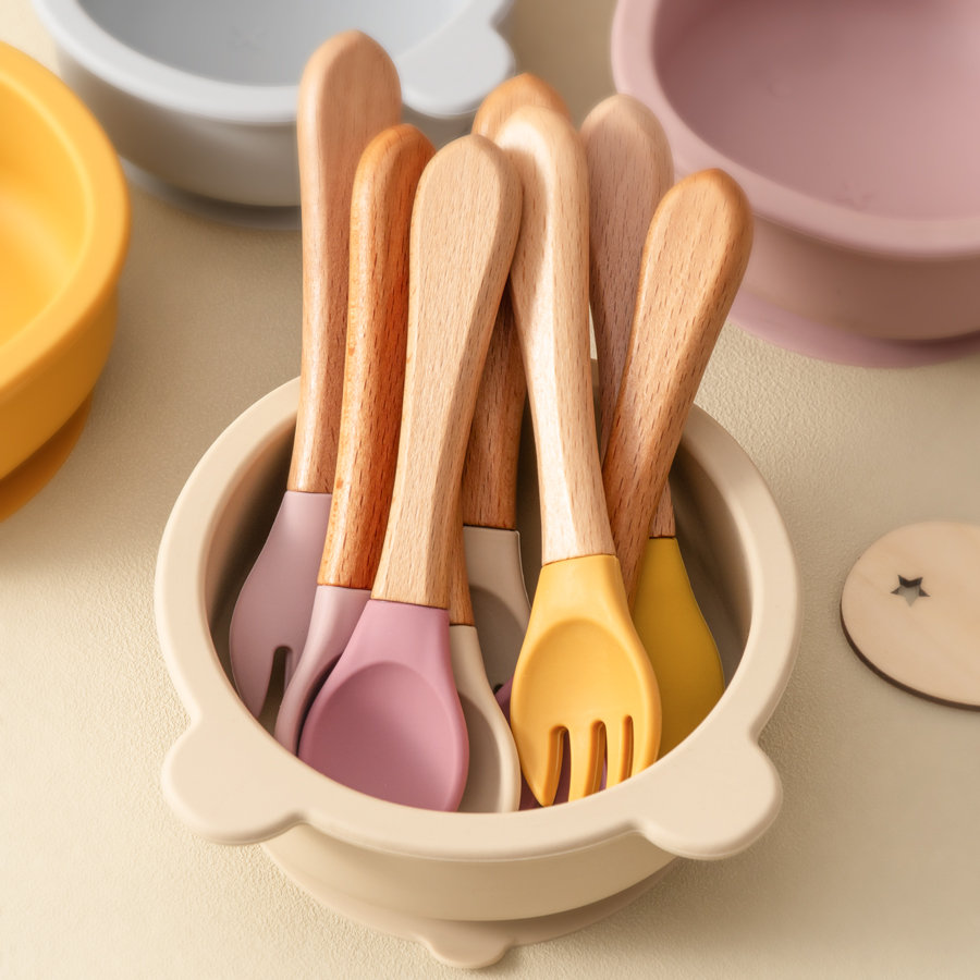 2PCS Baby Learning Spoons Uten - Baby Food Nutrition ulasan dan harga