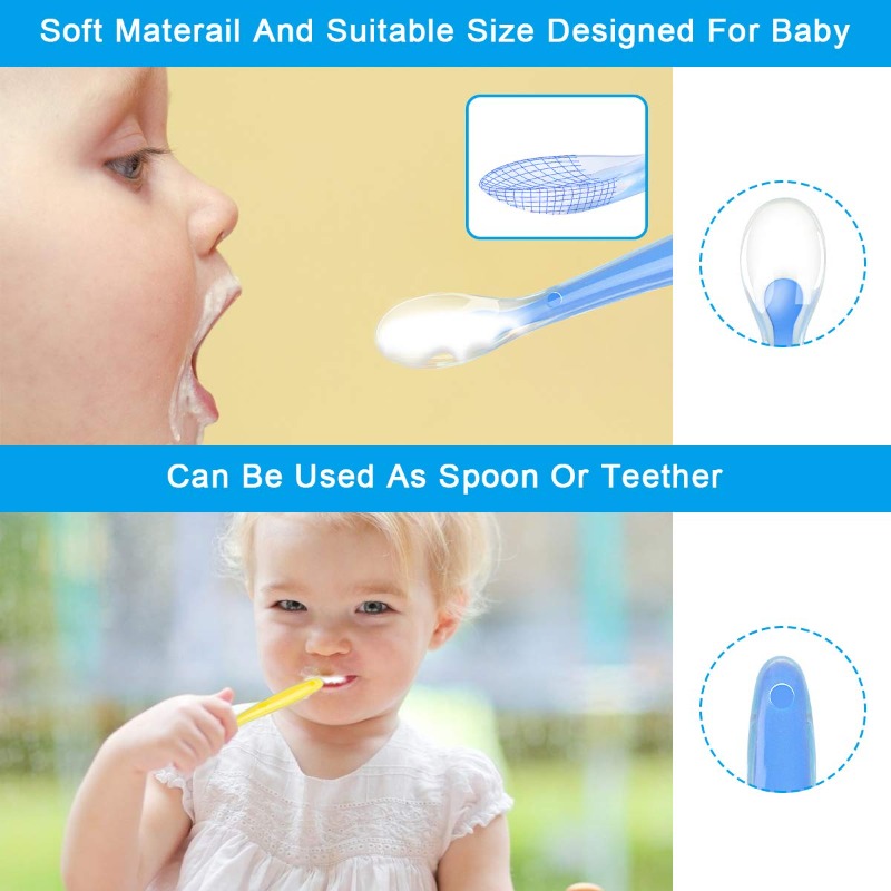 BPA Free Baby Silicone Spoons  - Baby Food Nutrition ulasan dan harga