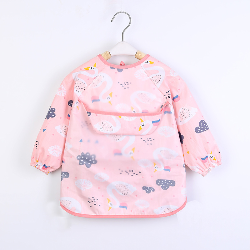 Kids Baby Bibs Toddler Waterpr - Bib Long Sleeve ulasan dan harga