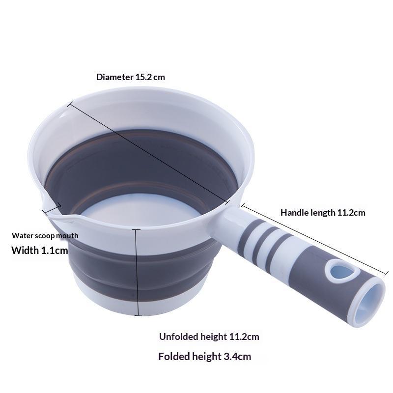 Foldable Silicone Water Scoop  - Baby Kitchen Food ulasan dan harga