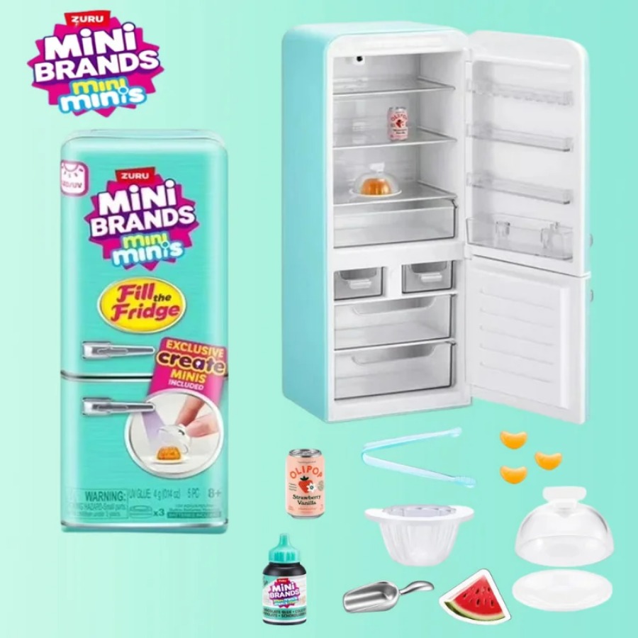 ZURU 5 Surprise Mini Fridge Ba - Baby Kitchen Food ulasan dan harga